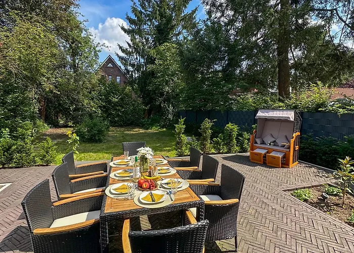 Uferresidenz - Altbau-juwel Mit Terrasse, Garten Und Wasserblick * 奥尔登堡